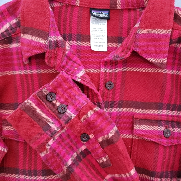 Patagonia button down plaid shirts women M - Picture 4 of 7